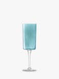LSA International Gems Champagne Glass Flute, Set of 4, 210ml, Sapphire