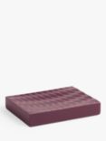 John Lewis Chevron Soap Dish, Damson