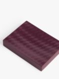 John Lewis Chevron Soap Dish, Damson