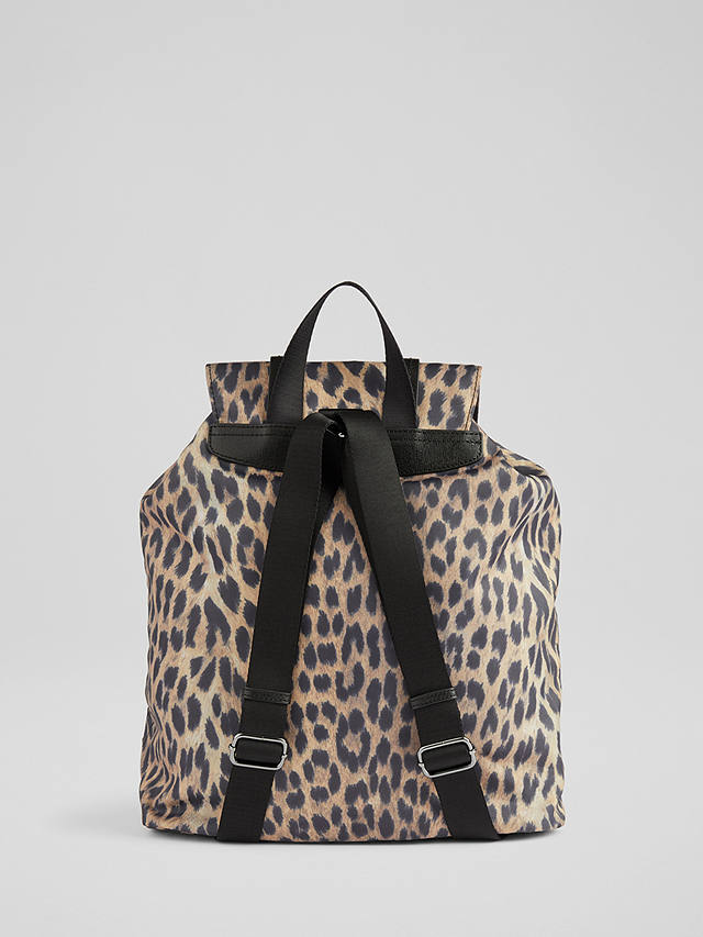 L.K.Bennett Billie Backpack, Leopard