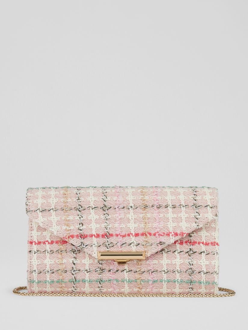 K/Pins Tweed Clutch