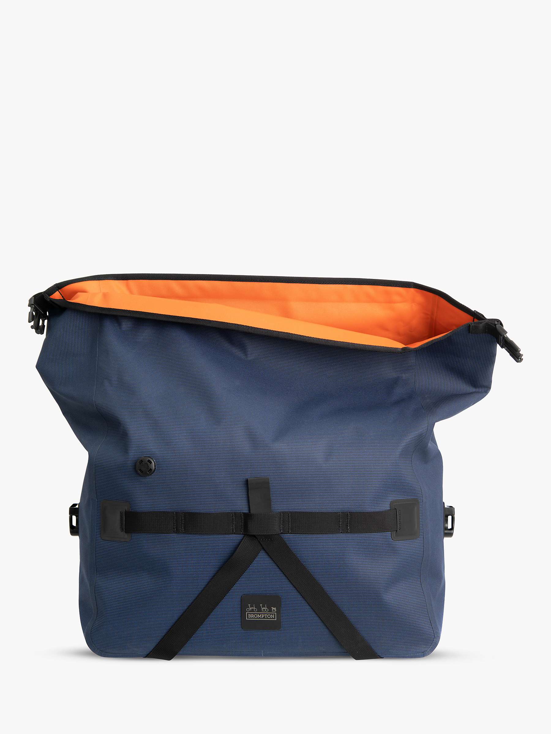 Buy Brompton Large Borough Waterproof Bag, Navy Online at johnlewis.com
