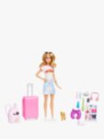 Barbie Travel Doll with Dog and Holiday Accessories
