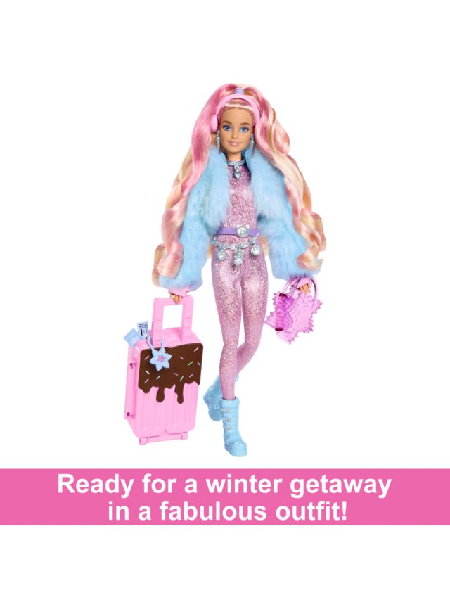 Barbie Extra Fly Travel Doll with Snow Fashion