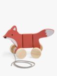 John Lewis Wooden Fox Pull Along Toy, FSC-Certified Wood