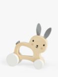 John Lewis Wooden Bunny Push Along Toy, FSC-Certified Wood