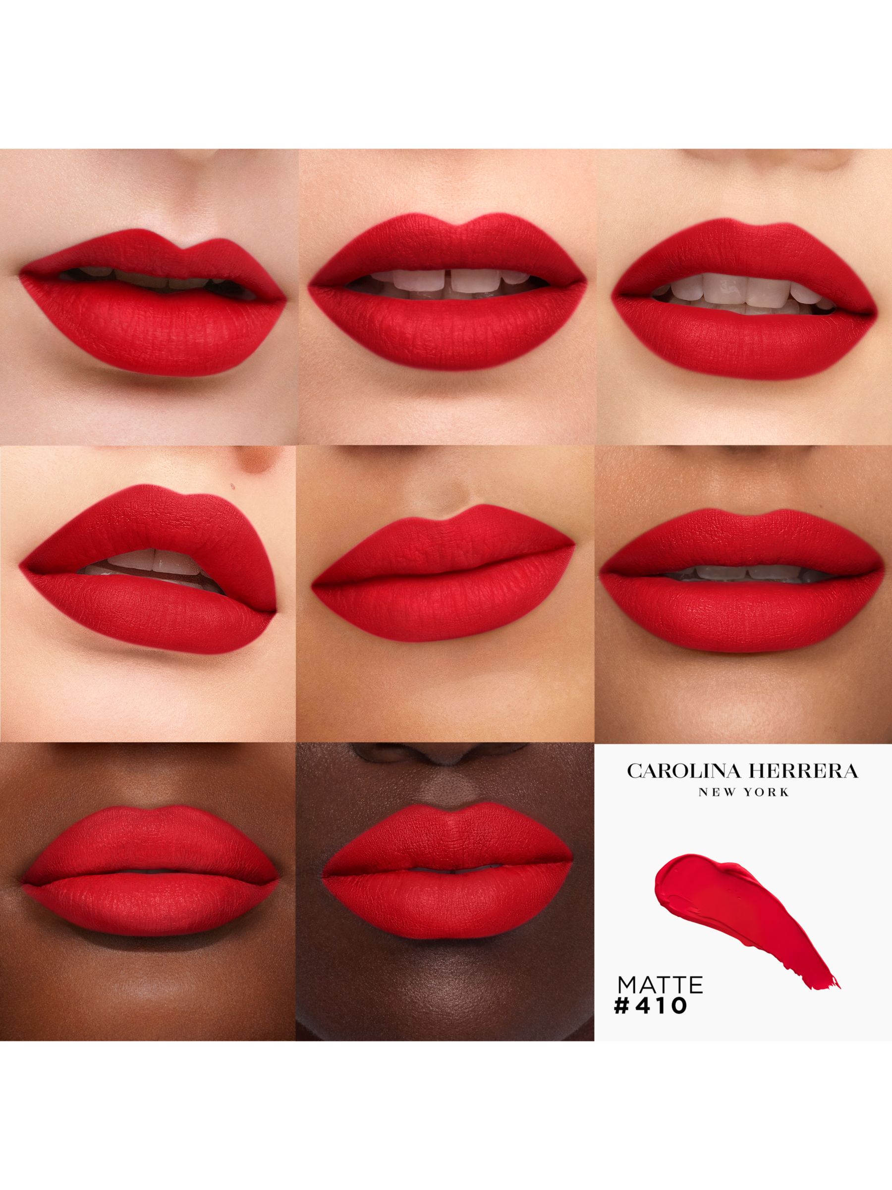 Carolina Herrera Good Girl Mini Kiss Lipstick Matte Refill Red Alegria 410 