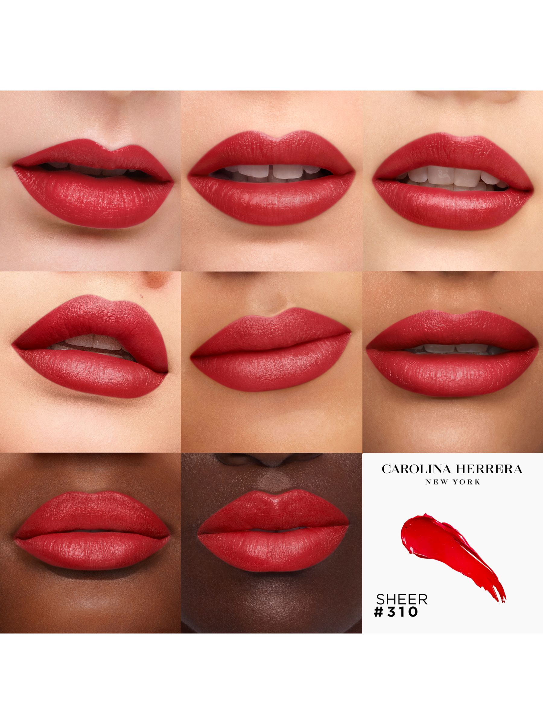 Carolina Herrera Good Girl Mini Kiss Lipstick Sheer Refill, Red Carolina 310 3