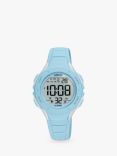 Lorus Kids' Digital Plastic Strap Watch, Light Blue