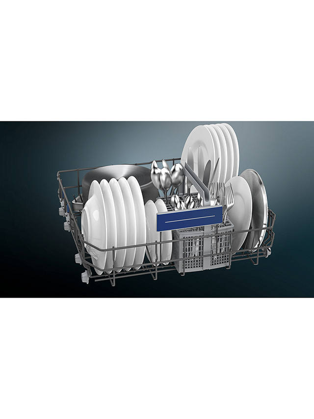 Buy Siemens iQ300 SN23Hi00KG Freestanding Dishwasher, Silver Inox Online at johnlewis.com