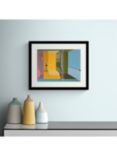 Michelle Barratt - 'Unité Colour 01.02.' Framed Print, H43.5 x W63.5cm, Blue/Yellow