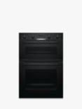 Bosch Series 4 MBS533BB0B Built In Electric Double Oven, Black