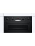 Bosch Series 4 MBS533BB0B Built In Electric Double Oven, Black