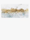 PI Studio - 'Golden Starlight' Embellished Abstract Canvas Print, 60 x 120cm, Gold