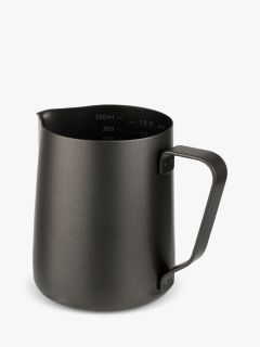 Barista Black Non-Stick Coffee Milk Frothing Jug/Pitcher 350ml