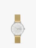 Skagen Women's Riis Three Hand Movement Mesh Strap Watch