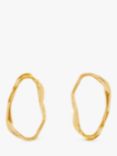 Deborah Blyth Ripple Stud Earrings, Gold