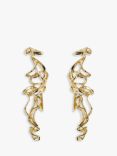 Deborah Blyth Amara Long Drop Earrings, Gold