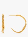 Deborah Blyth Wave Demi Hoop Earrings, Gold