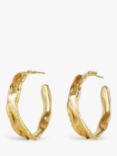 Deborah Blyth Wave Hoop Earrings, Gold