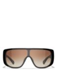 CHANEL Wrap Sunglasses CH5495, Black