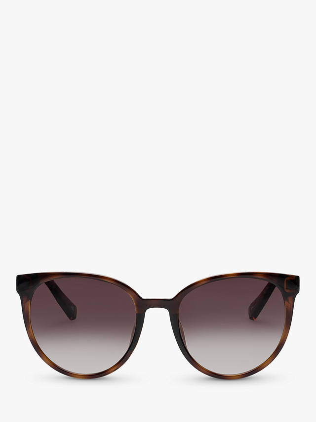 Le Specs L5000145 Women's Armada Round Sunglasses, Tortoise/Brown Gradient
