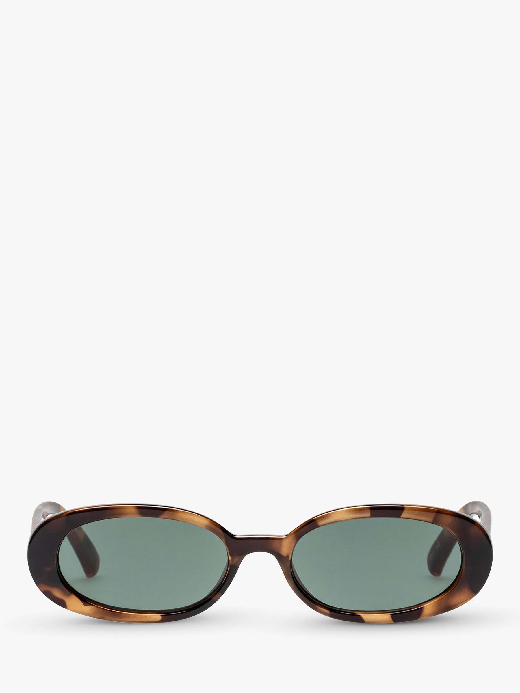 Buy Le Specs Women's Outta Love Oval Sunglasses, Tortoise Online at johnlewis.com