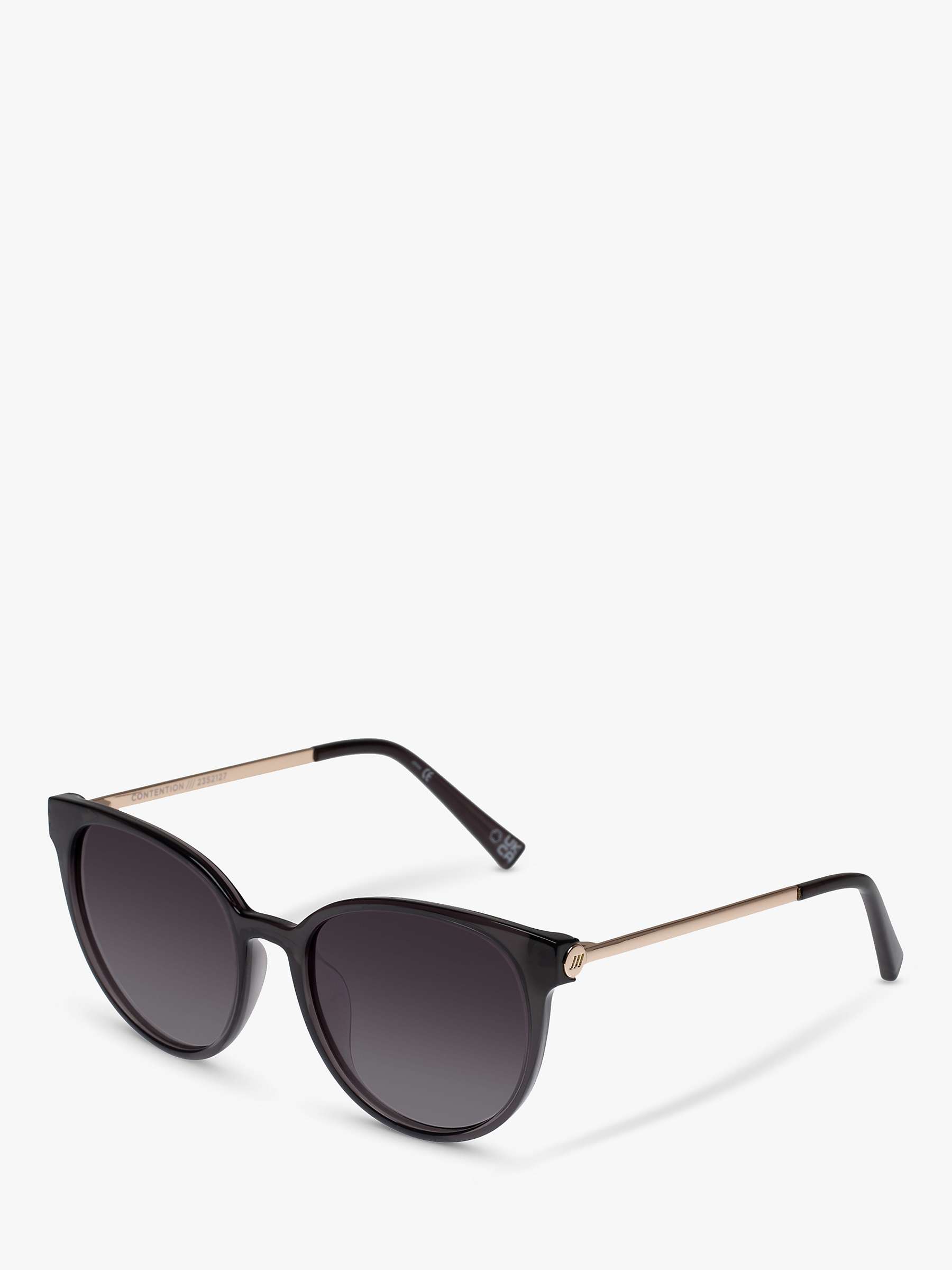Le Specs L5000180 Women's Contention Polarised Oval Sunglasses, Grey ...