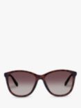 Le Specs Women's Entitlement Cat's Eye Sunglasses, Tortoise/Brown Gradient