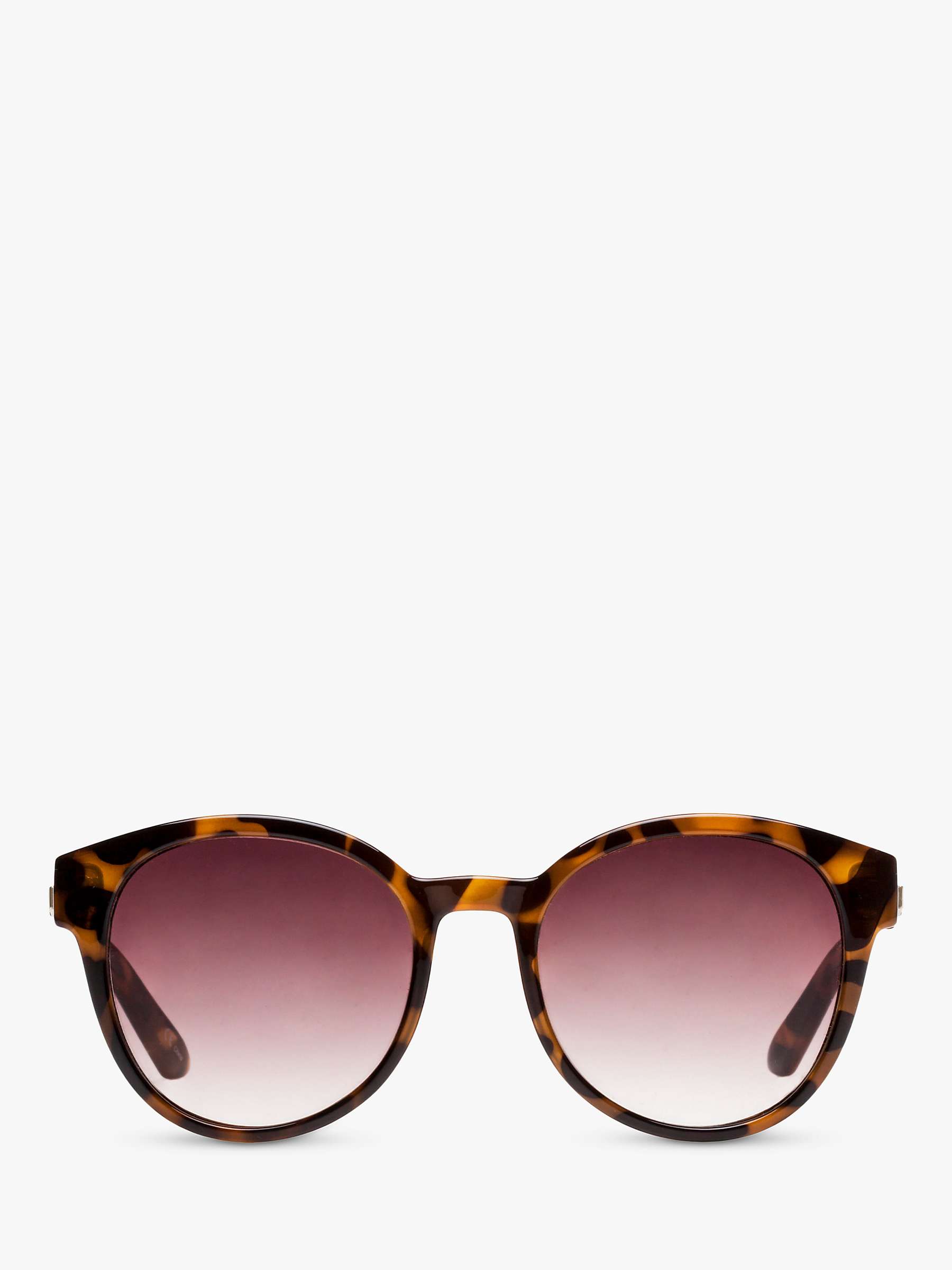 Buy Le Specs L5000183 Women's Paramount Round Sunglasses, Tortoise/Brown Gradient Online at johnlewis.com