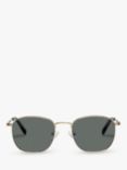 Le Specs L5000154 Unisex Neptune Deux Polarised Round Sunglasses, Gold/Grey