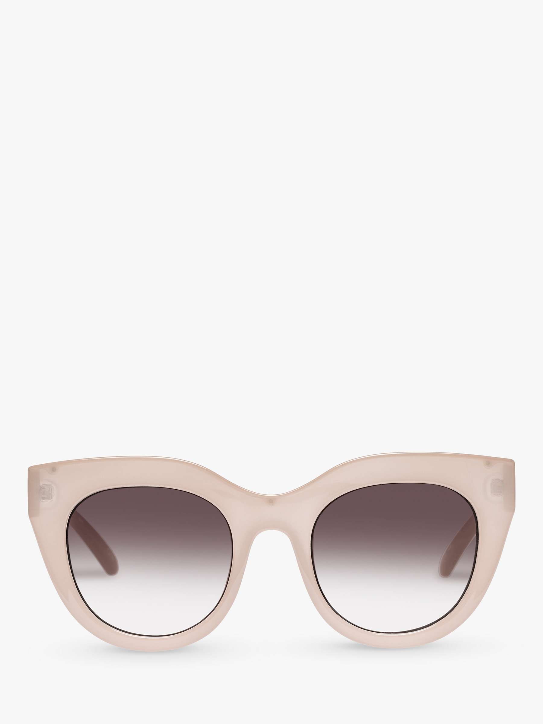 Buy Le Specs L5000158 Women's Airheart Cat's Eye Sunglasses, Beige/Grey Gradient Online at johnlewis.com