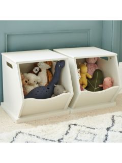 Great Little Trading Co Single Stacking Storage Trunk, Oatmeal