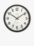 Acctim Kempston Analogue Wall Clock, 35cm, Black
