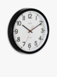 Acctim Kempston Analogue Wall Clock, 35cm, Black