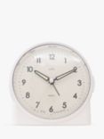 Acctim Grace Non-Ticking Sweep Analogue Alarm Clock, Buttermilk