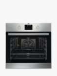 AEG 6000 BPS355061M Built-In Electric Self Cleaning Single Oven with Steam Function, Stainless Steel