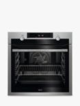 AEG 6000 BPS555060M Built-In Electric Self Cleaning Single Oven with Steam Function, Stainless Steel
