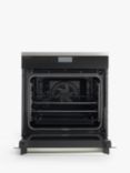 John Lewis JLBIOSS750 Built In Electric Self Cleaning Single Oven, Stainless Steel