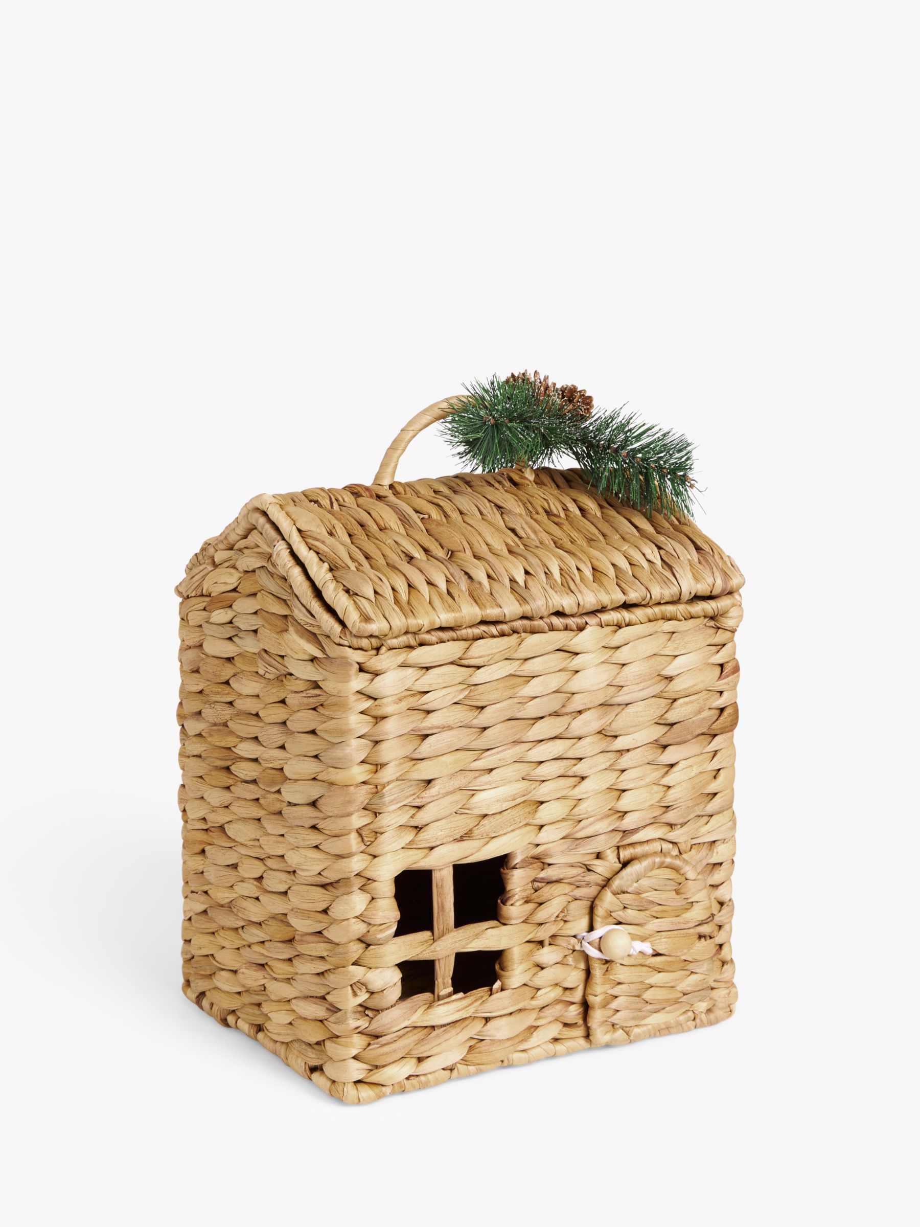 John Lewis Christmas Cottage Water Hyacinth Cottage Decoration