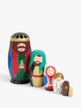John Lewis Rainbow Time Capsule Nativity Nesting Dolls, Set of 5