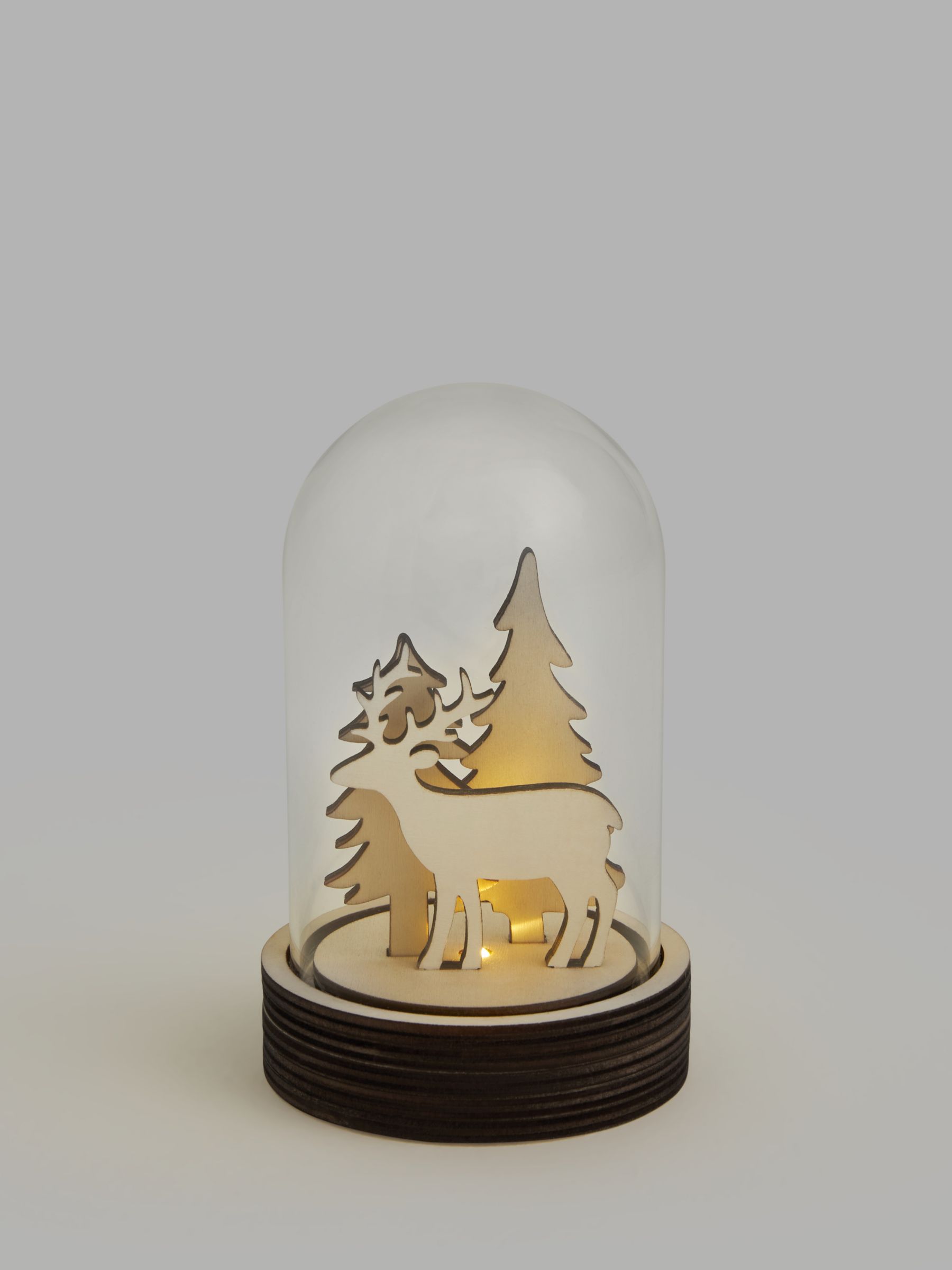 John Lewis Polar Planet Mini Deer Dome Decoration