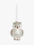 John Lewis Winter Fairytale White Owl Bauble