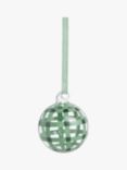 John Lewis Christmas Cottage Check Bauble