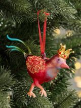 John Lewis Royal Fairytale Crowned Bird Bauble