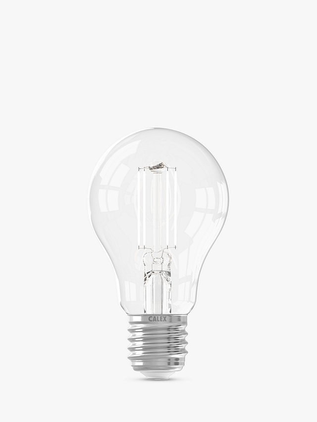 Calex 8W E27 LED Dimmable Standard GLS A60 Bulb, Clear