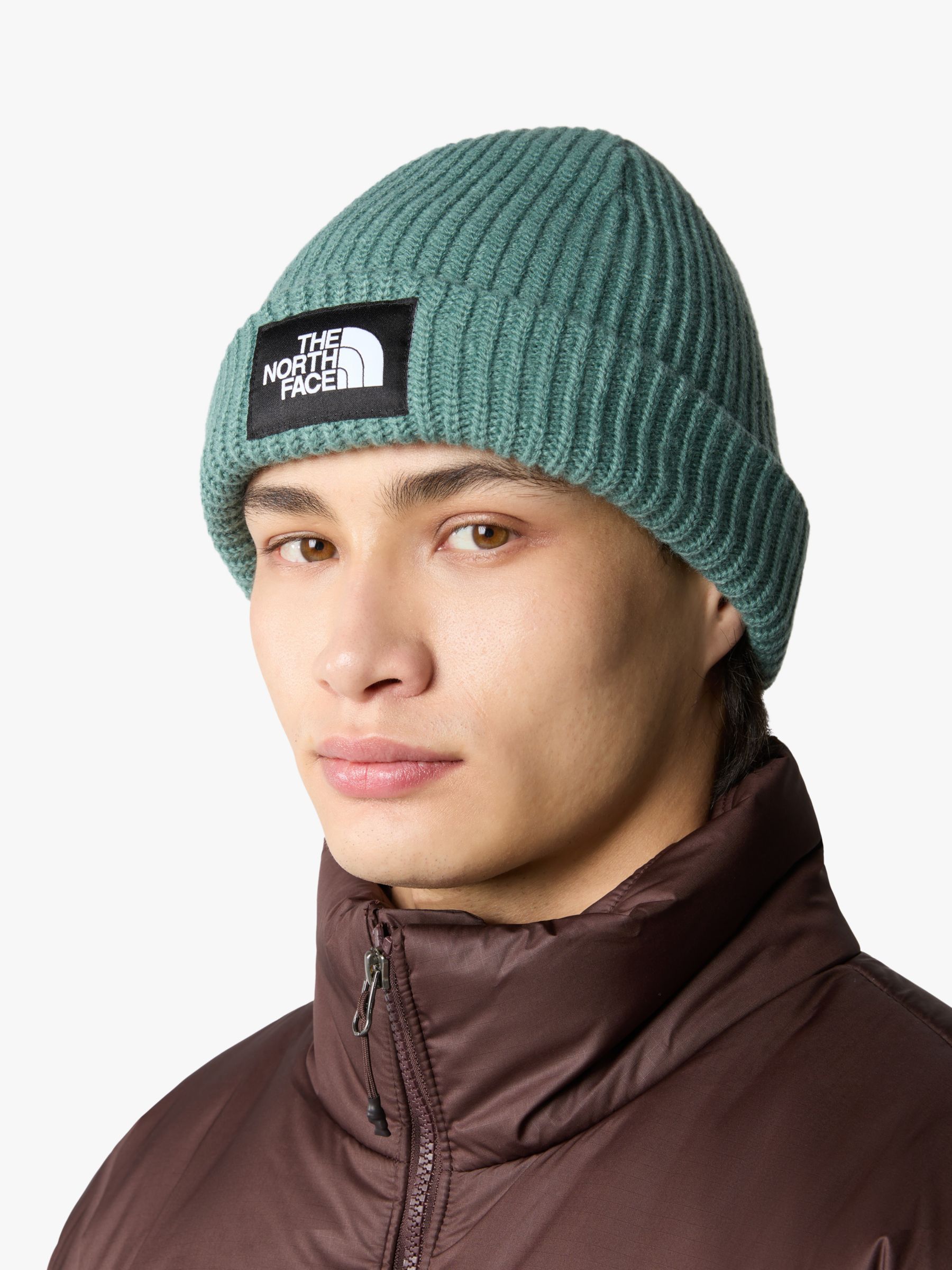 The North Face Salty Dog Beanie, Dark Sage at John Lewis & Partners