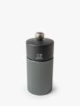 Peugeot Line Manual Adjustable Beech Wood Salt & Pepper Mills, Set of 2, 12cm, Grey