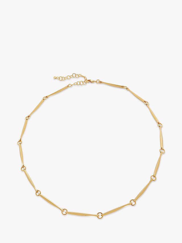 Monica Vinader Nura Link Necklace, Gold