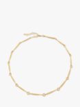 Monica Vinader Nura Link Necklace, Gold